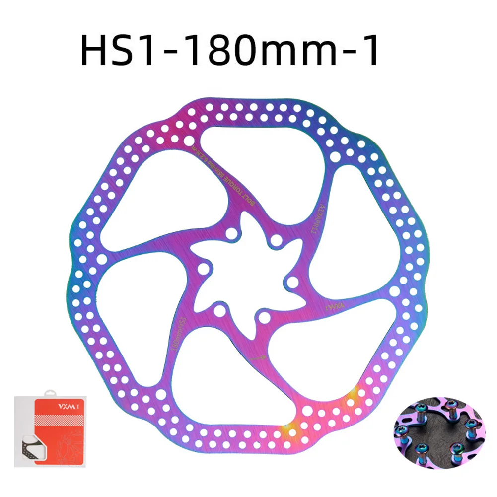 HS1 Mountain Bike Bicycle MTB 160/180mm Stainless Rotors Disc Bike Brake Rotor 6 Hole Installation Hole Core 44mm For Avid
HS1 Mountain Bike Bicycle MTB 160/180mm Stainless Rotors Disc Bike Brake Rotor 6 Hole Installation Hole Core 44mm For Avid