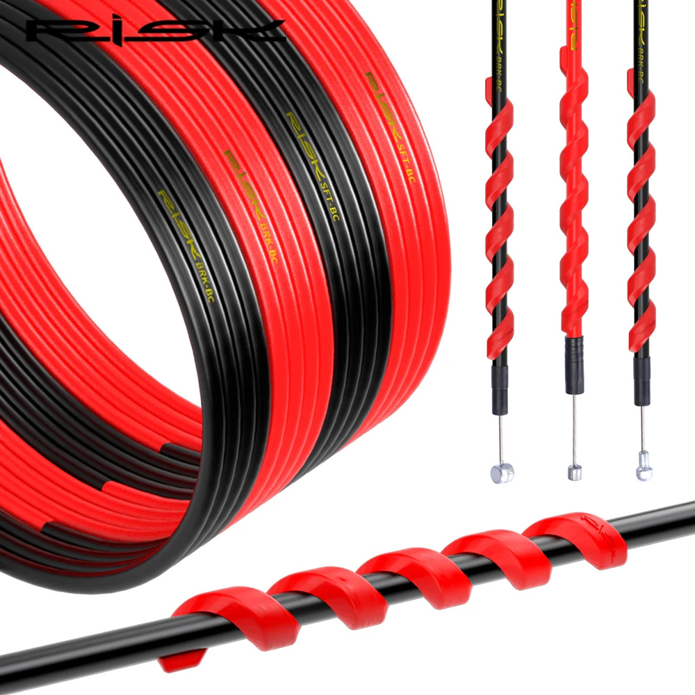 Risk Basic Brake/Shift Cable&Housing Group SetsFor MTB Bike Road Bicycle Shift Gear Derailleur/Brake kits Wire Tube Line Hose
Risk Basic Brake/Shift Cable&Housing Group SetsFor MTB Bike Road Bicycle Shift Gear Derailleur/Brake kits Wire Tube Line Hose