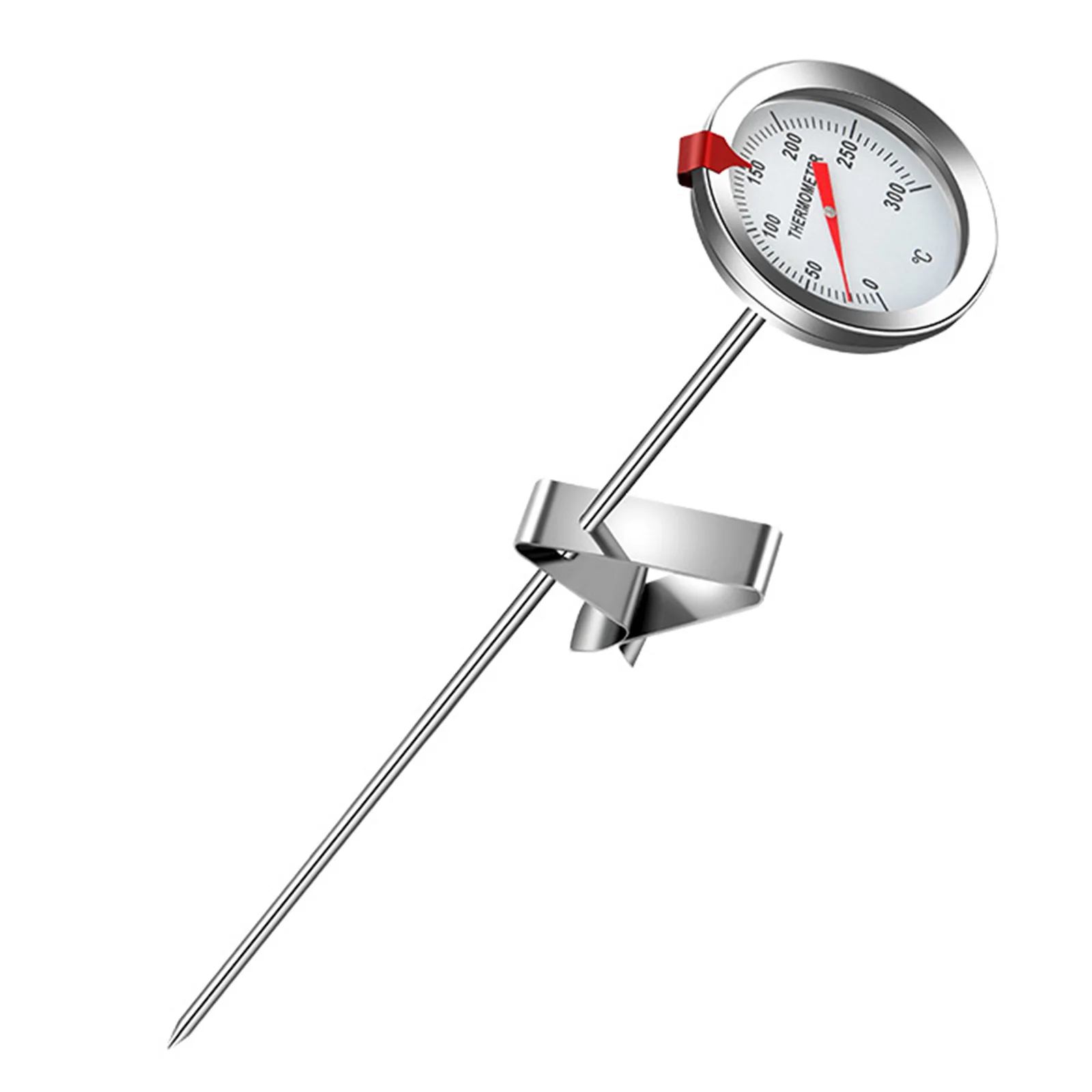Accurate Deep Fryer Oil Temperature Gauge Stainless Steel Food Thermometer for Perfectly Cooked Meals Easy to Read Dial Design
Accurate Deep Fryer Oil Temperature Gauge Stainless Steel Food Thermometer for Perfectly Cooked Meals Easy to Read Dial Design