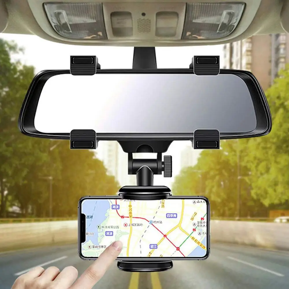 Car Rearview Mirror Cell Phone Holder 360° Rotatable Car Telephone Support Stand Universal Phone Holder Mount
Car Rearview Mirror Cell Phone Holder 360° Rotatable Car Telephone Support Stand Universal Phone Holder Mount