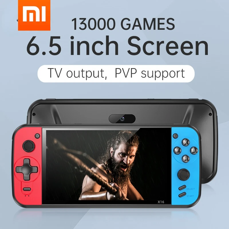 6.5 Inch ips screen with trailer controllers powkiddy x16 gamepad powkiddy portable retro handheld console classic video games
6.5 Inch ips screen with trailer controllers powkiddy x16 gamepad powkiddy portable retro handheld console classic video games