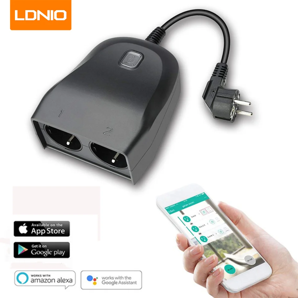 LDNIO Adapter For European Plug Support Smart Home APP Google Assistant Alexa Remote Control Wifi Connected Socket Power Strip
LDNIO Adapter For European Plug Support Smart Home APP Google Assistant Alexa Remote Control Wifi Connected Socket Power Strip