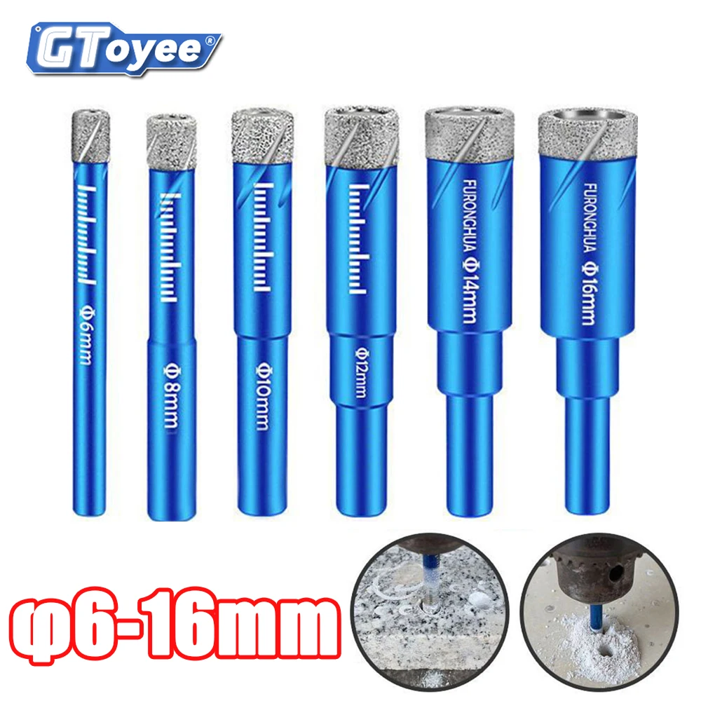 5MM 6MM 8MM 10MM 12MM 14MM 16MM Brazing Dry Tile Drill Bit Marble Granite Vitrified Tile Hole Opener
5MM 6MM 8MM 10MM 12MM 14MM 16MM Brazing Dry Tile Drill Bit Marble Granite Vitrified Tile Hole Opener