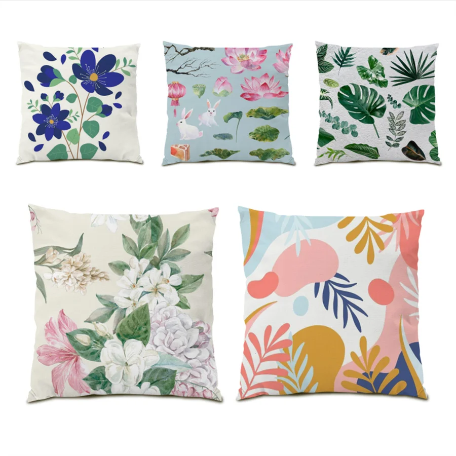 Decorative Cushion Cover Polyester Linen Pillow Cases Fashion Beautiful Flower Living Room Decoration Velvet Fabric Home E0770
Decorative Cushion Cover Polyester Linen Pillow Cases Fashion Beautiful Flower Living Room Decoration Velvet Fabric Home E0770