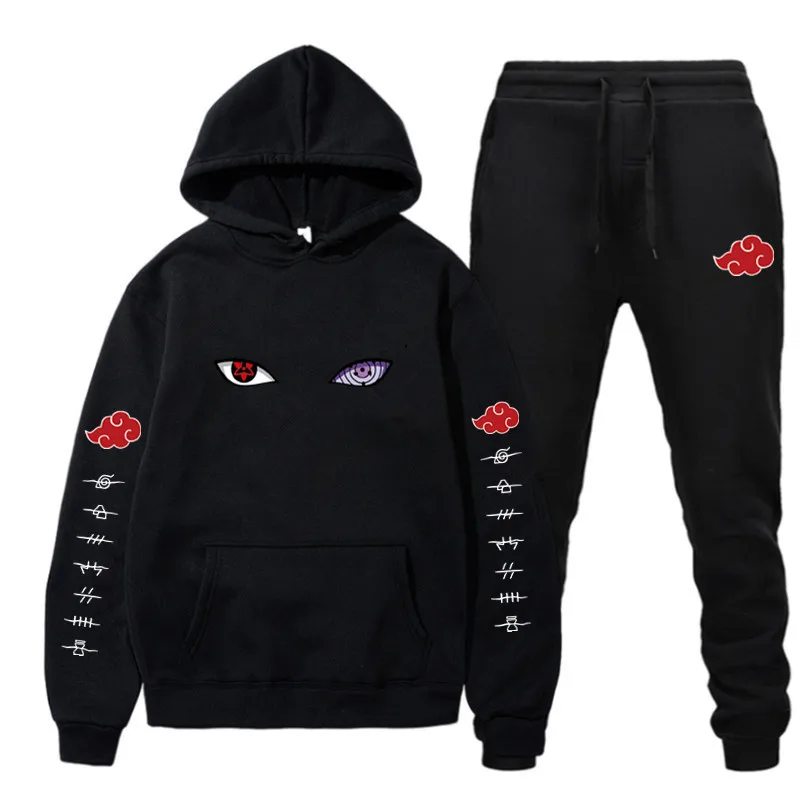 2022 Hoodies 2 Pieces Set Japan Anime Akatsuki Cloud Symbols Print Pullover+Pants Tracksuit Men Women Sweatshirt Streetwear
2022 Hoodies 2 Pieces Set Japan Anime Akatsuki Cloud Symbols Print Pullover+Pants Tracksuit Men Women Sweatshirt Streetwear