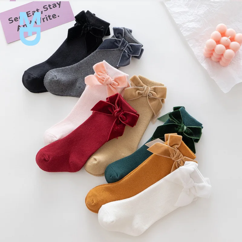 New Citgeett Solid born Baby Girls Boys Knee High Stocking Classic Cotton Velvet Bow for Infants 0-3Y
New Citgeett Solid born Baby Girls Boys Knee High Stocking Classic Cotton Velvet Bow for Infants 0-3Y