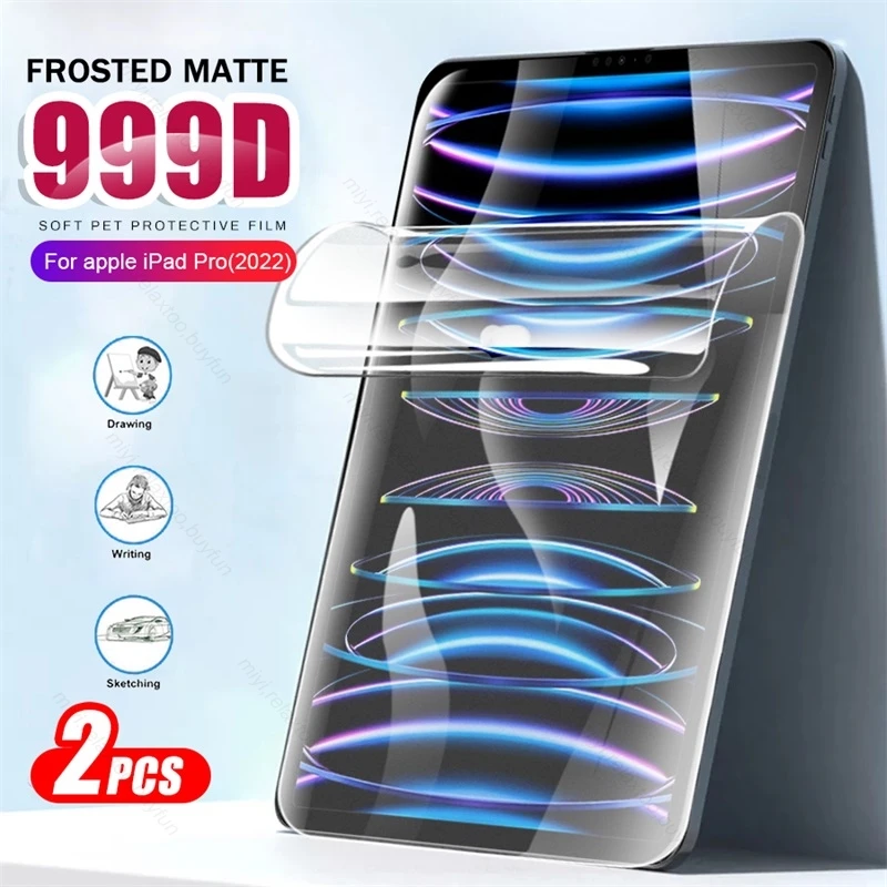 2PCS Soft PET Protective Film For Apple iPad Pro 2022 2021 2020 2018 Painting Write Screen Protector Film On Ipadpro i Pad Pro
2PCS Soft PET Protective Film For Apple iPad Pro 2022 2021 2020 2018 Painting Write Screen Protector Film On Ipadpro i Pad Pro