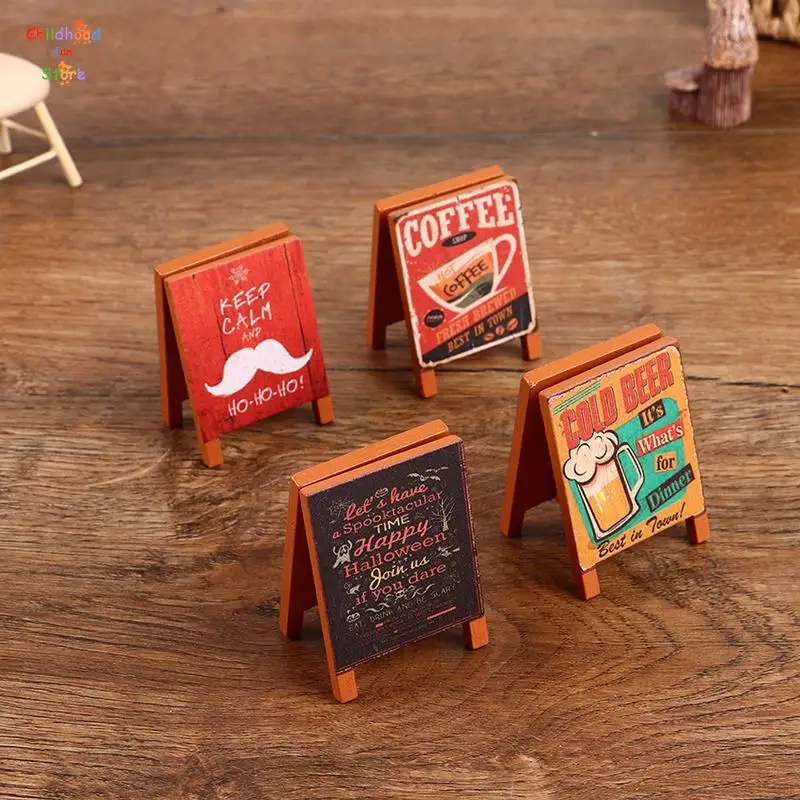 1/12 Dollhouse Miniature Wooden Signboard Mini Chalkboard Drawing For Doll House Scene Decoration Props Furniture
1/12 Dollhouse Miniature Wooden Signboard Mini Chalkboard Drawing For Doll House Scene Decoration Props Furniture