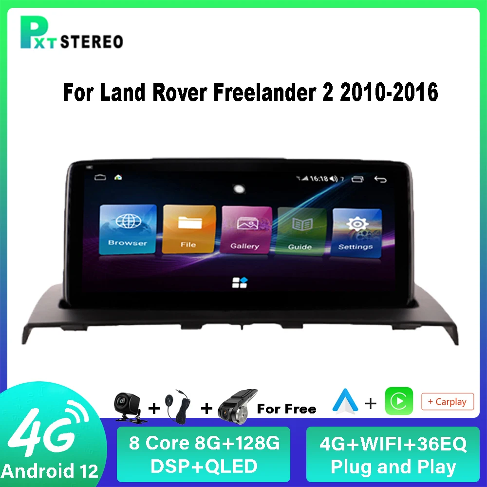 Автомобильный радиоприемник Pston для Land Rover Freelander 2 2010 -2016 Android, стерео, экран Tesla, мультимедийный плеер для Carplay Auto 8G + 256G 4G GPS
Автомобильный радиоприемник Pston для Land Rover Freelander 2 2010 -2016 Android, стерео, экран Tesla, мультимедийный плеер для Carplay Auto 8G + 256G 4G GPS