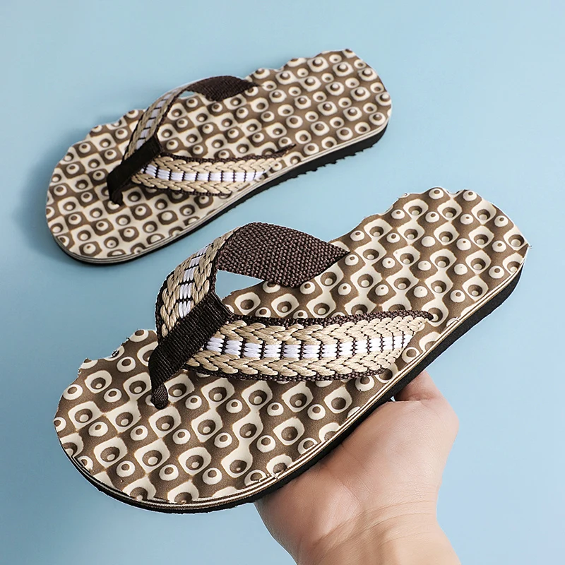 Massage Flip-flops Summer Men Slippers Beach Sandals Comfortable Mens Casual Shoes Fashion Men Flip Flops Hot Sell Footwear 2022
Massage Flip-flops Summer Men Slippers Beach Sandals Comfortable Mens Casual Shoes Fashion Men Flip Flops Hot Sell Footwear 2022