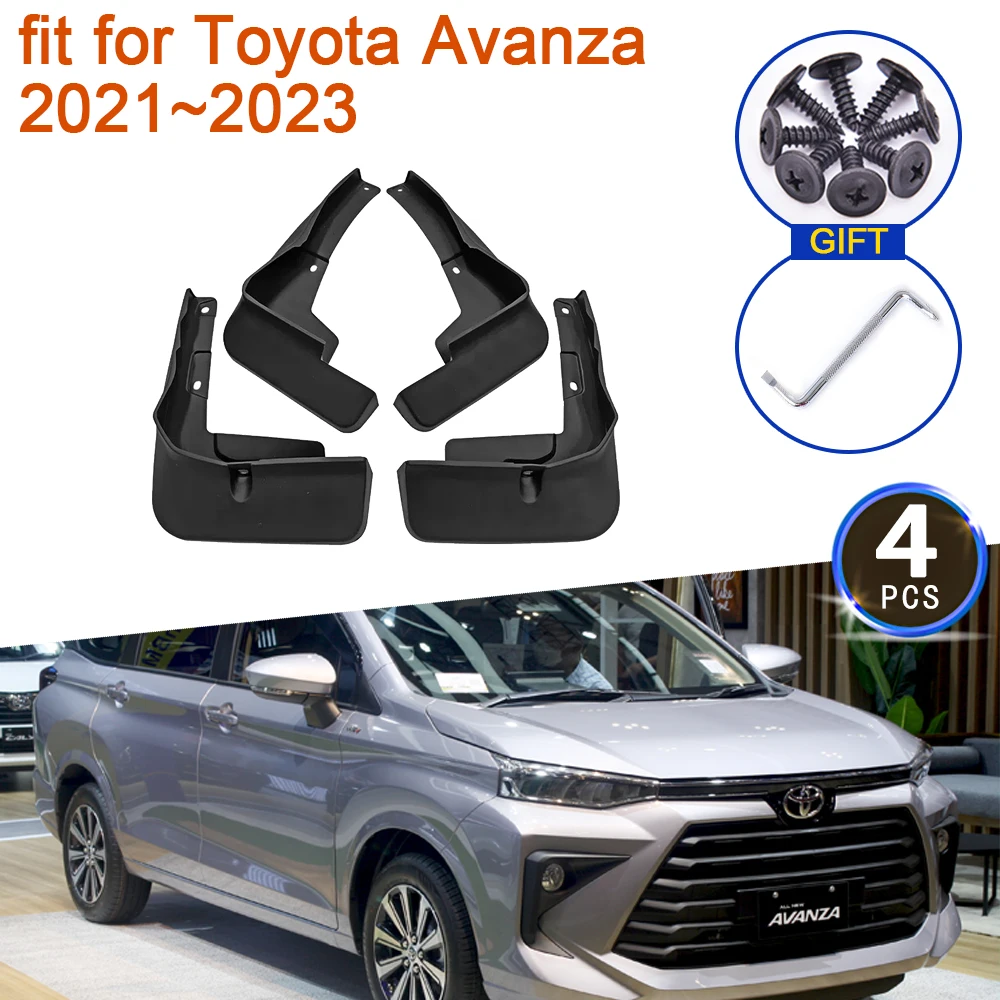 4x Mudguards for Toyota Avanza Veloz W100 W150 2021~2023 2022 Accessories Mud Flap Fender Flares Splash Mudflap Auto Front Grand
4x Mudguards for Toyota Avanza Veloz W100 W150 2021~2023 2022 Accessories Mud Flap Fender Flares Splash Mudflap Auto Front Grand