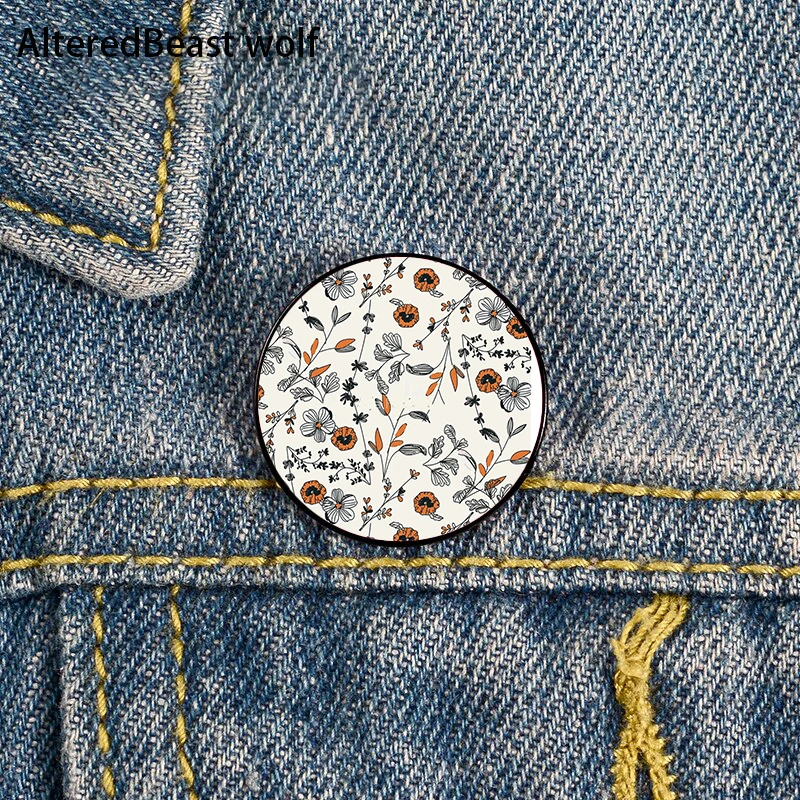 Orange Flower Printed Pin Custom Funny Brooches Shirt Lapel Bag Cute Badge Cartoon Cute Jewelry Gift for Lover Girl Friends
Orange Flower Printed Pin Custom Funny Brooches Shirt Lapel Bag Cute Badge Cartoon Cute Jewelry Gift for Lover Girl Friends