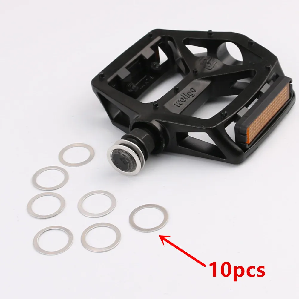 10Pcs Bicycle Pedal Spacer Crank Cycling Bike Aluminum Ring Washers Cycling Crank Gasket Spacer Pedal Washers Accessories
10Pcs Bicycle Pedal Spacer Crank Cycling Bike Aluminum Ring Washers Cycling Crank Gasket Spacer Pedal Washers Accessories