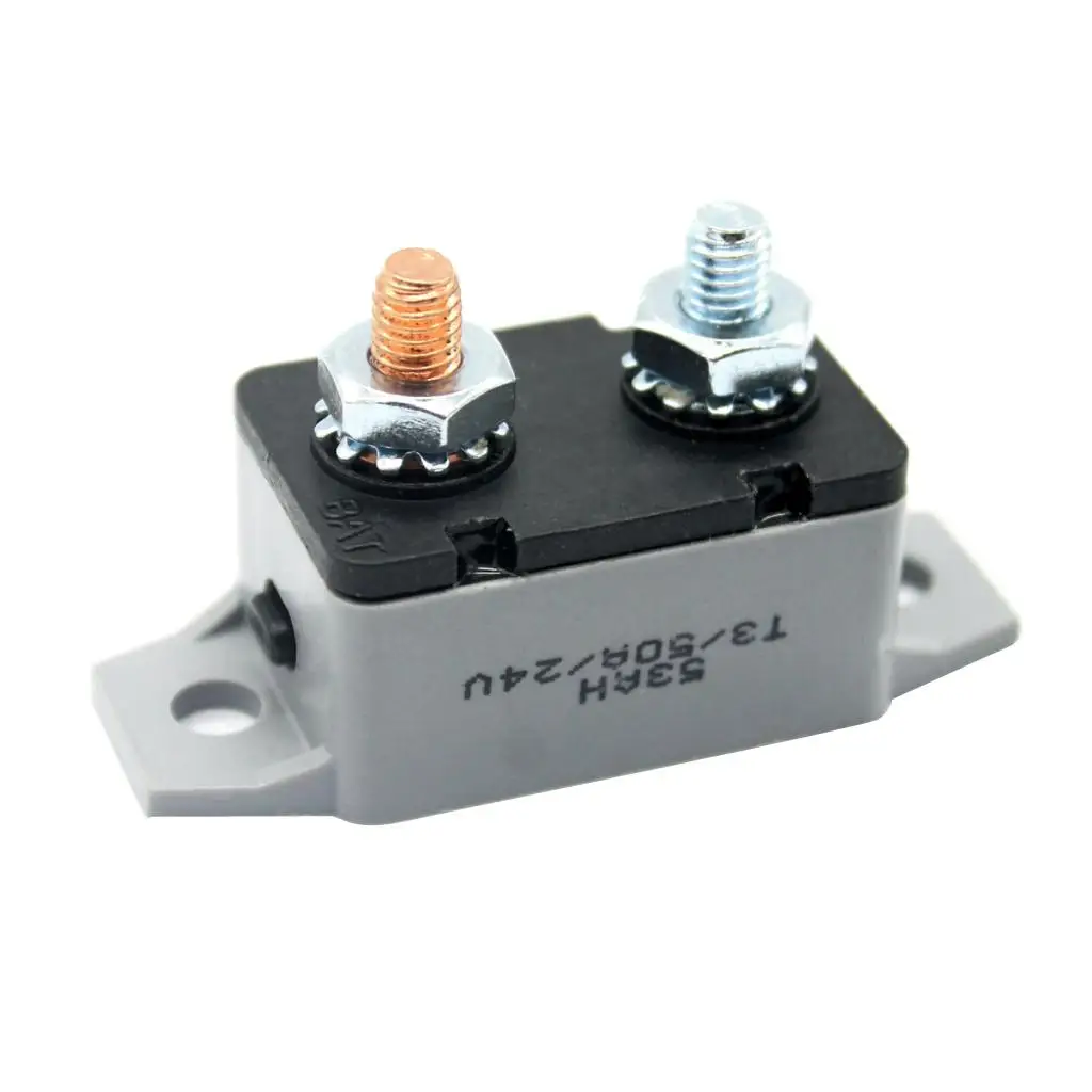 Car Inline Manual Reset Circuit Breaker Fuse Power Protection DC 12V-24V Protect Electrical Appliance
Car Inline Manual Reset Circuit Breaker Fuse Power Protection DC 12V-24V Protect Electrical Appliance