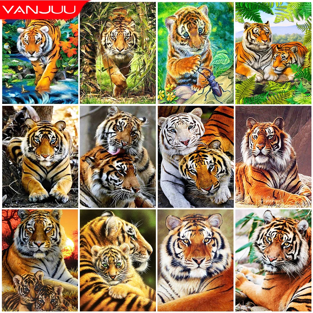 5D Diamond Art Painting Full Diamond Deep Forest Tiger DIY Diamond Mosaic Rhinestone Embroidery Cross Stitch Home Decor
5D Diamond Art Painting Full Diamond Deep Forest Tiger DIY Diamond Mosaic Rhinestone Embroidery Cross Stitch Home Decor