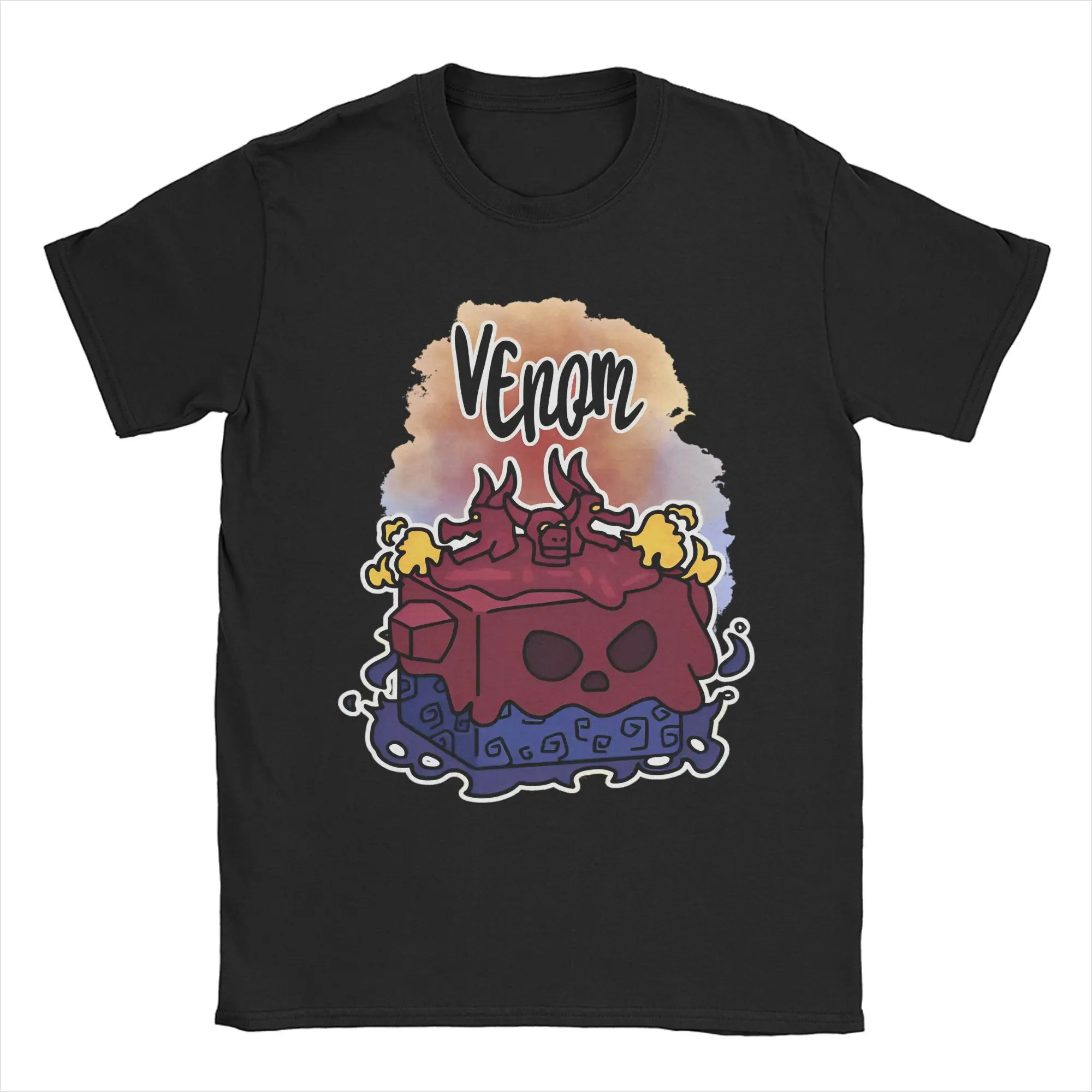Venon B-blox fruits T Shirt Men's 100%Cotton Clothes Funny O-neck Short Sleeve