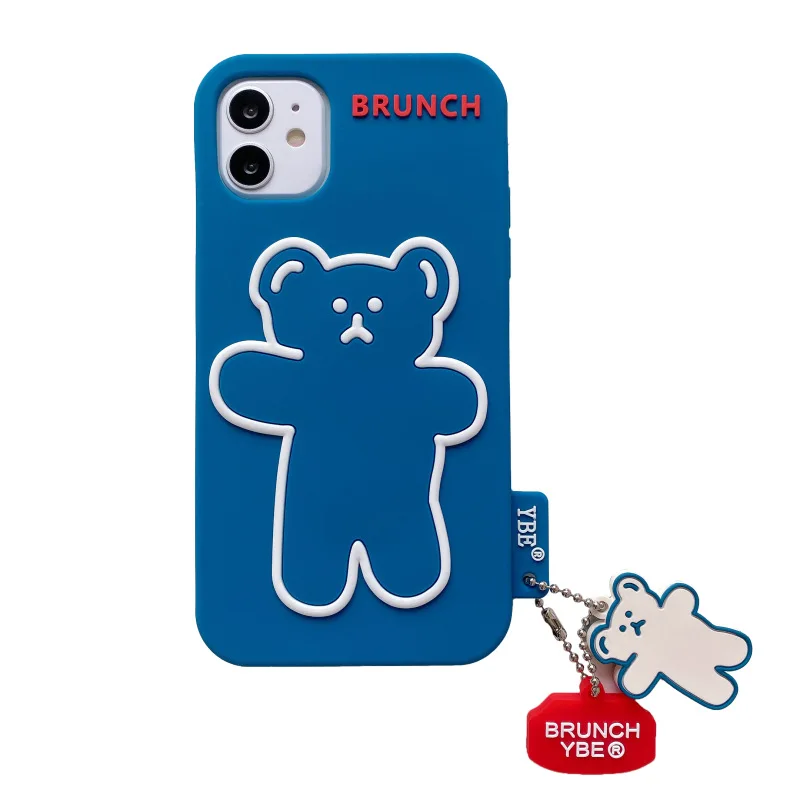 Silicone Bear With Pendant Phone Case For Iphone 13 12 11 Pro Max X Xr Xs Case For Apple Iphone 12 13 Mini 7 8 Plus Se Soft Case
Silicone Bear With Pendant Phone Case For Iphone 13 12 11 Pro Max X Xr Xs Case For Apple Iphone 12 13 Mini 7 8 Plus Se Soft Case