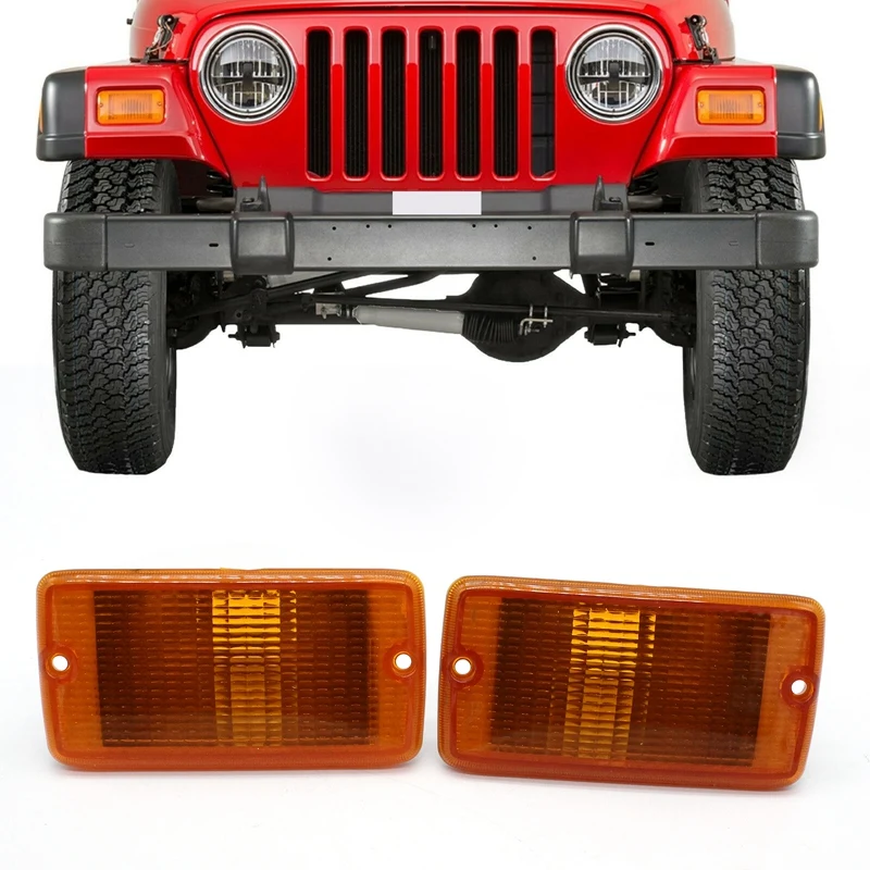 Светильник поворота для Jeep Wrangler (TJ), пластиковые линзы LH и RH 55156488AB 55156489AB, 2 шт.
Светильник поворота для Jeep Wrangler (TJ), пластиковые линзы LH и RH 55156488AB 55156489AB, 2 шт.