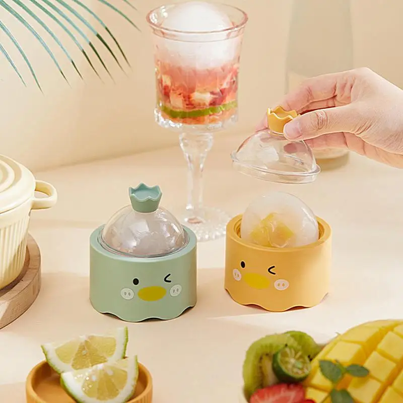 Round Ice Cube Mold Cute Duck Ice Ball Maker Mold 3.23in Circle Ice Cube Tray Sphere Ice Mould For Chilling Cocktail Whiskey Tea
Round Ice Cube Mold Cute Duck Ice Ball Maker Mold 3.23in Circle Ice Cube Tray Sphere Ice Mould For Chilling Cocktail Whiskey Tea