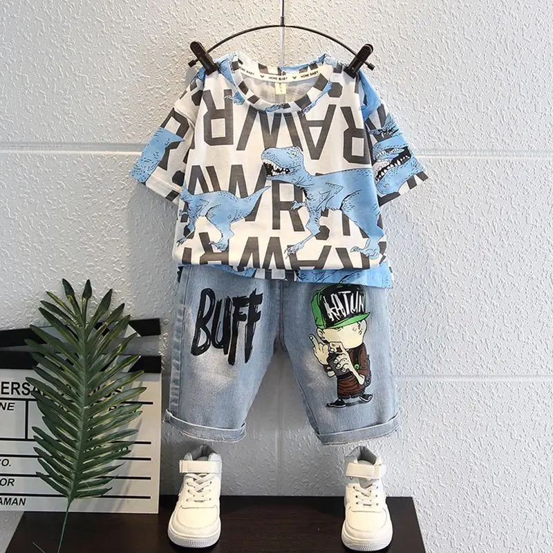 Summer Casual Toddler Baby Boys/Girls Clothing Suit 2023 New Children Cartoon Printed Top + Shorts 2 pc/Set Fashion Kids Clothes
Summer Casual Toddler Baby Boys/Girls Clothing Suit 2023 New Children Cartoon Printed Top + Shorts 2 pc/Set Fashion Kids Clothes