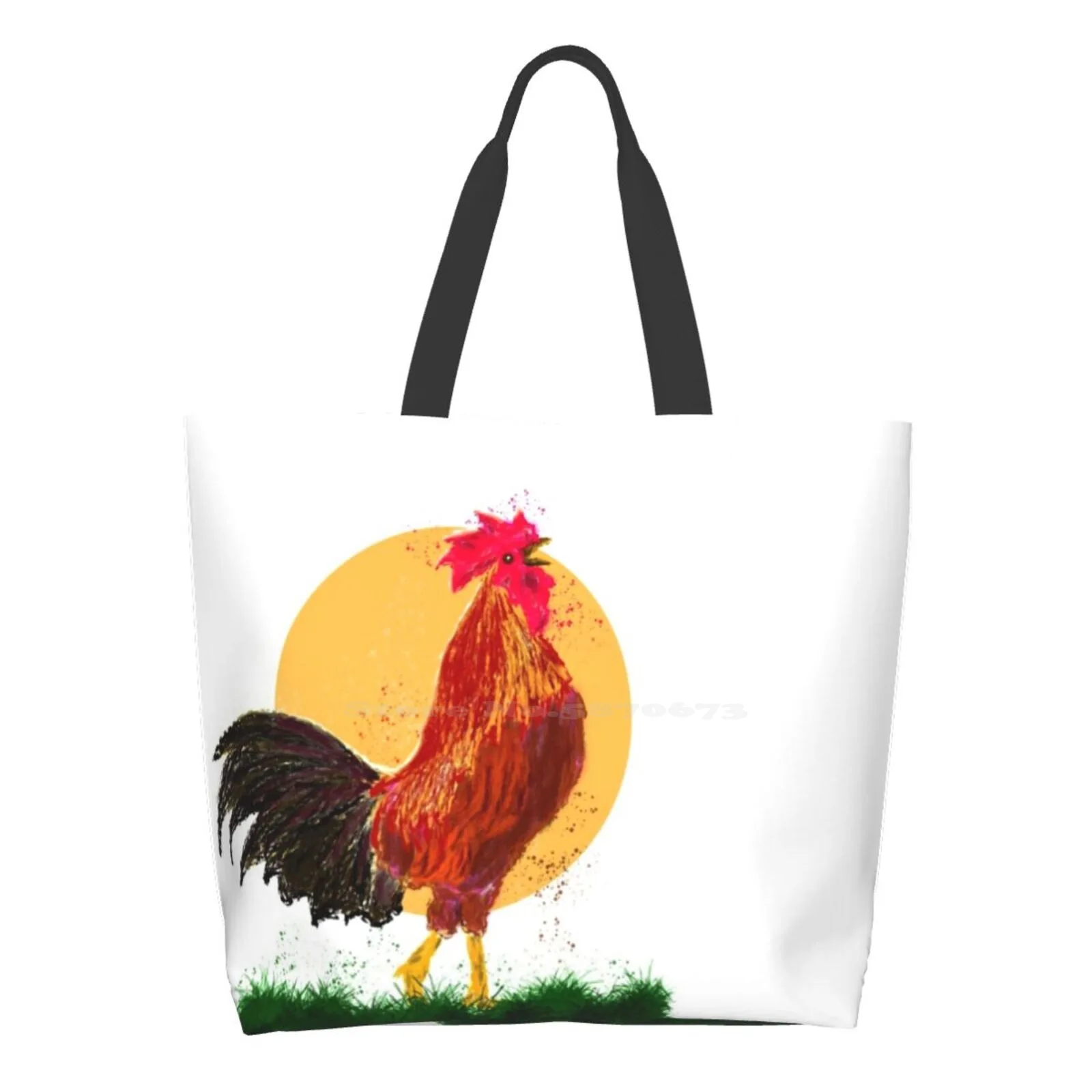 The Rooster In The Morning Reusable Household Tote Bags Storage Bags Chicken Lady Chicken Farmer Natures Artwork Crowing 
The Rooster In The Morning Reusable Household Tote Bags Storage Bags Chicken Lady Chicken Farmer Natures Artwork Crowing