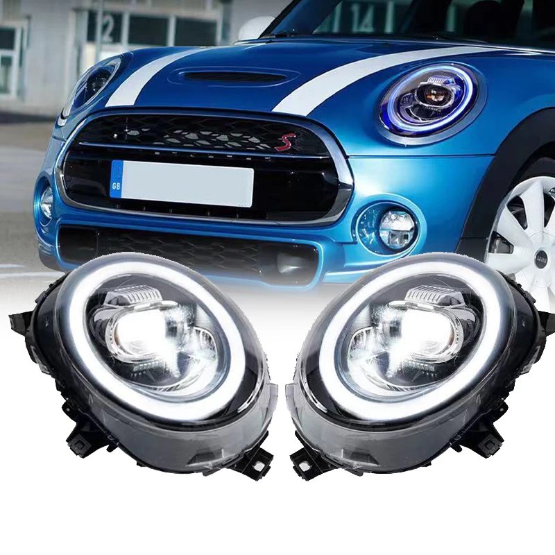 Светодиодные фары с галогенным ангельским глазом для BMW Mini Cooper F56 2014-2019 DRL Передняя фонарь с двумя светодиодными линзами автомобильные аксессуары
Светодиодные фары с галогенным ангельским глазом для BMW Mini Cooper F56 2014-2019 DRL Передняя фонарь с двумя светодиодными линзами автомобильные аксессуары