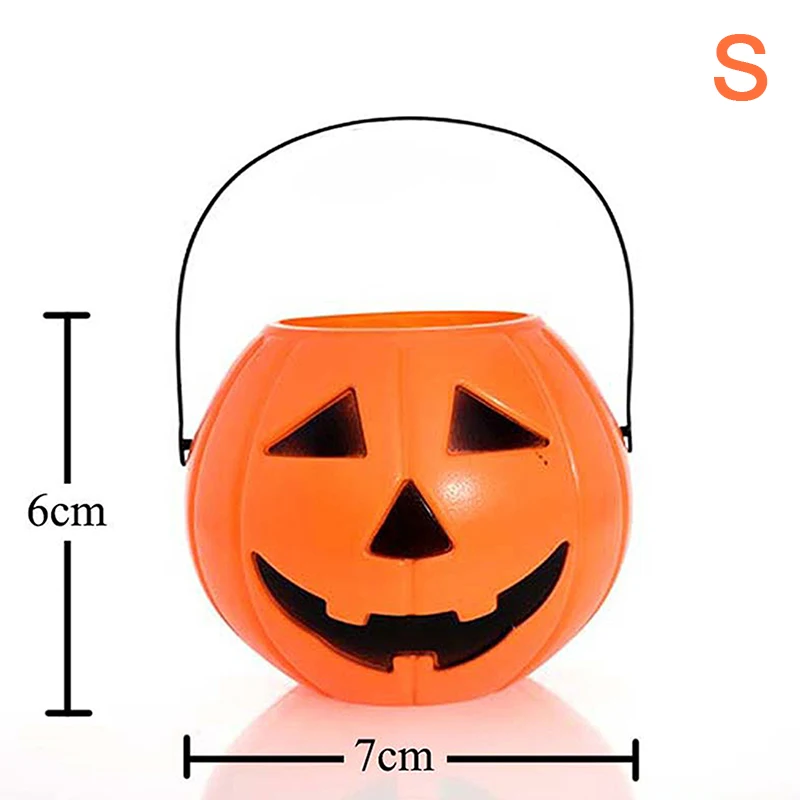 Пластиковое ведро-тыква BIGHSM для Хэллоуина
Пластиковое ведро-тыква BIGHSM для Хэллоуина