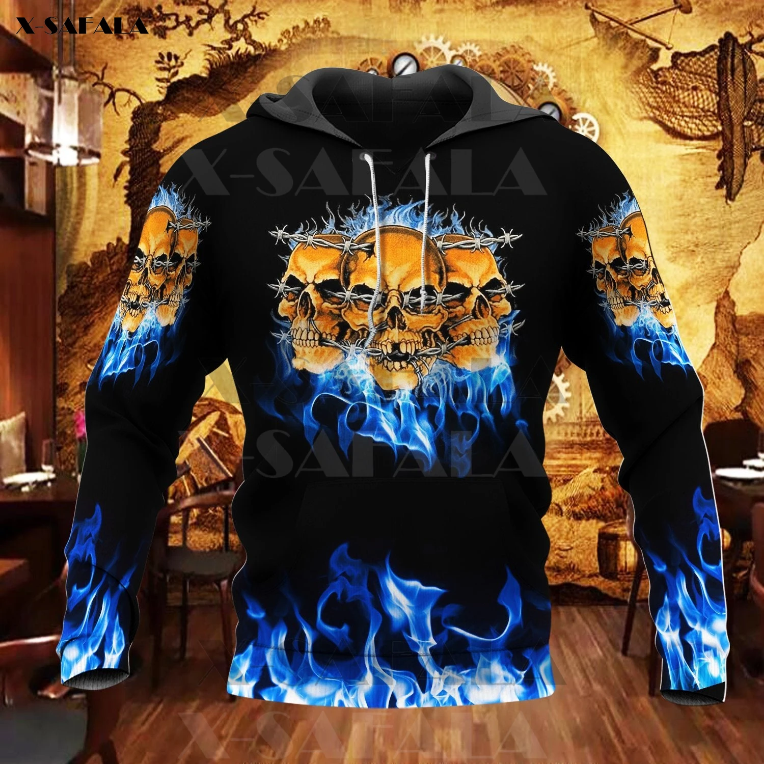 Blue Fire Warrior Skull 3D Printed Zipper Hoodie Man Military Pullover Sweatshirt Hooded Jacket Jersey Tracksuits
Blue Fire Warrior Skull 3D Printed Zipper Hoodie Man Military Pullover Sweatshirt Hooded Jacket Jersey Tracksuits