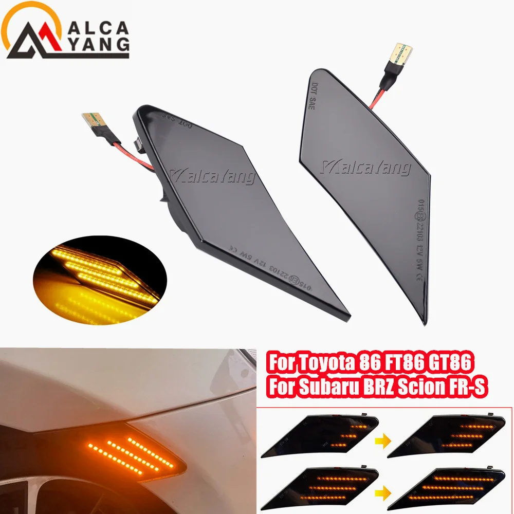 Dynamic Side Marker Turn Signal Light Sequential Blinker Lamp For Subaru BRZ Scion FR-S Toyota FT86 2013-2019 SC2554100
Dynamic Side Marker Turn Signal Light Sequential Blinker Lamp For Subaru BRZ Scion FR-S Toyota FT86 2013-2019 SC2554100