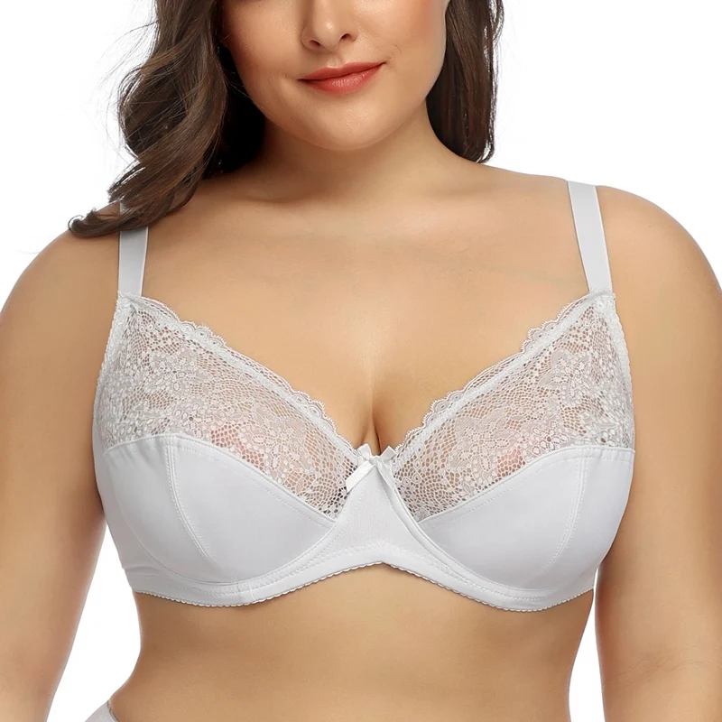 Sexy Bras for Women Ladies Lace Bralette Underwire Unlined Adjusted-straps Big Cup Plus Size Bra B C D E
Sexy Bras for Women Ladies Lace Bralette Underwire Unlined Adjusted-straps Big Cup Plus Size Bra B C D E