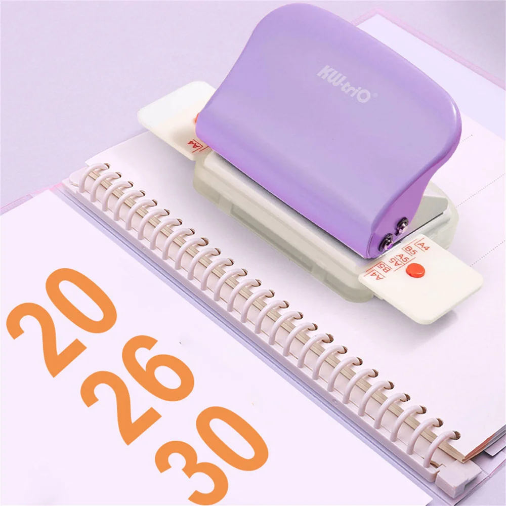 Kawaii 20/26/30 Hole Punch Plastic Punching Machine DIY Card Making Paper Hole Punch Circle Pattern Photo Cutter Tool
Kawaii 20/26/30 Hole Punch Plastic Punching Machine DIY Card Making Paper Hole Punch Circle Pattern Photo Cutter Tool