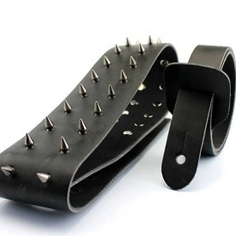 Leather Guitar Strap Leather Rivets Black Widened PUNK Hard Rock Metal Nail Rivets Adjustable Heavy Duty Leather Guitar Strap
Leather Guitar Strap Leather Rivets Black Widened PUNK Hard Rock Metal Nail Rivets Adjustable Heavy Duty Leather Guitar Strap