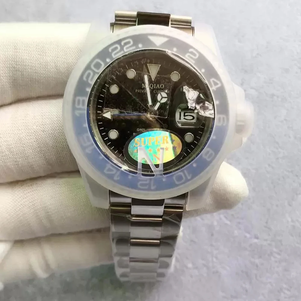 

Top V3 Version Waterproof 50M Asia ETA 2813 Movement Automatic Mechanical Mens Watch Ceramic Bezel Sapphire Glass Men Watches
