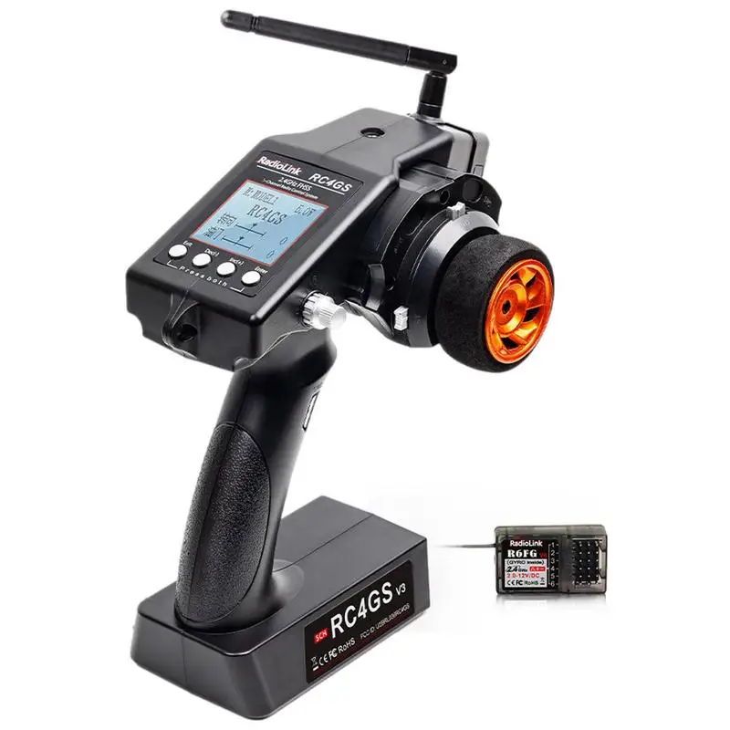 Radiolink RC4GS V3 7 Channels V3 2.4G 7 Channels RC Radio Transmitter And Receivers Gyro Set Voltage Telemetry 30 Models Storage
Radiolink RC4GS V3 7 Channels V3 2.4G 7 Channels RC Radio Transmitter And Receivers Gyro Set Voltage Telemetry 30 Models Storage
