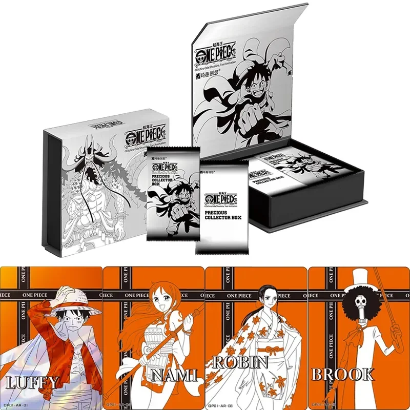

New Genuine Qiqu One Piece Card Luffy Empress Nami Zoro Robin Anime Peripheral Collection Cards Toys Kids Gifts