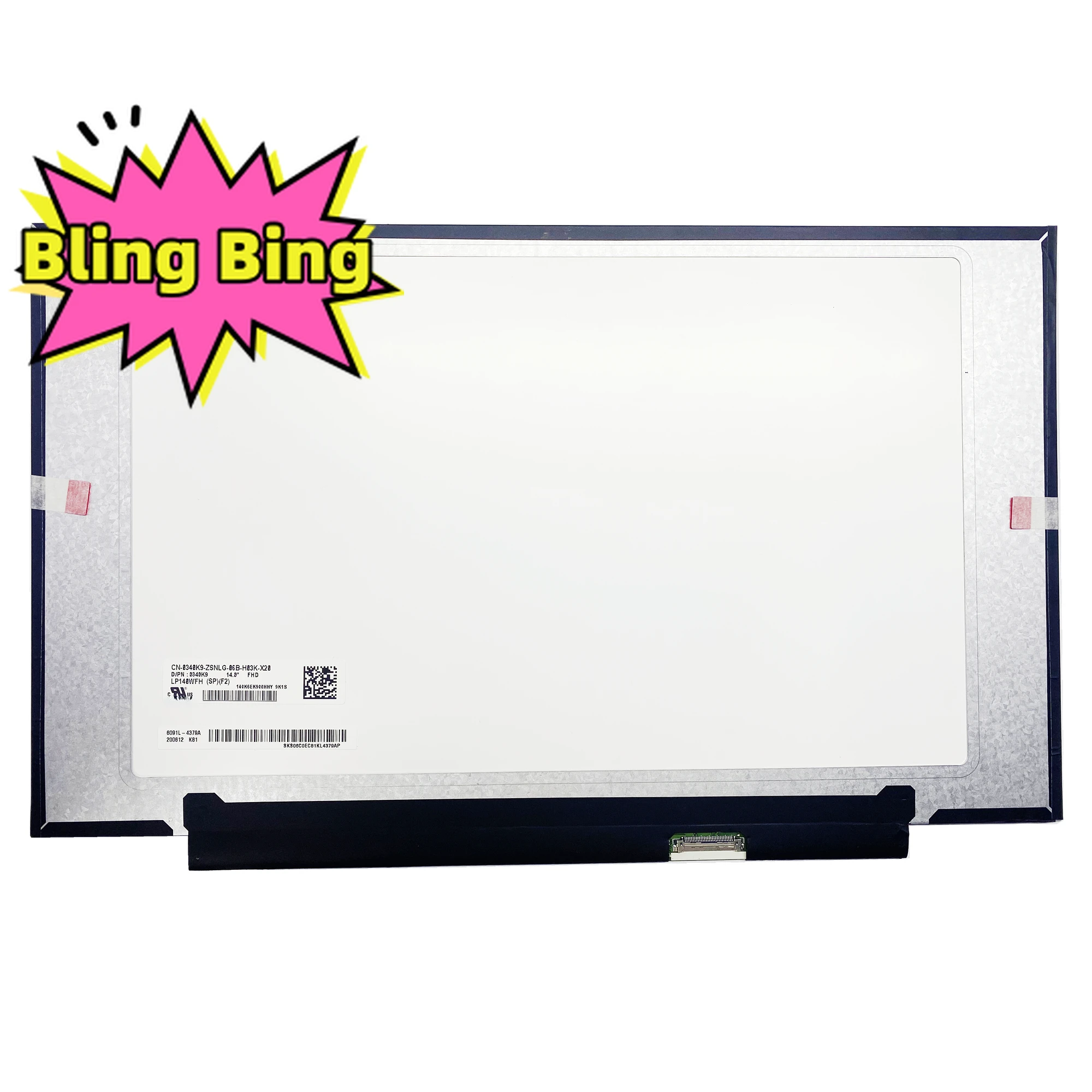 Матричная панель LP140WFH SPF2, 14,0 дюйма, 30 контактов, 1920x1080 EDP, 60 Гц, ЖК-экран для ноутбука
Матричная панель LP140WFH SPF2, 14,0 дюйма, 30 контактов, 1920x1080 EDP, 60 Гц, ЖК-экран для ноутбука