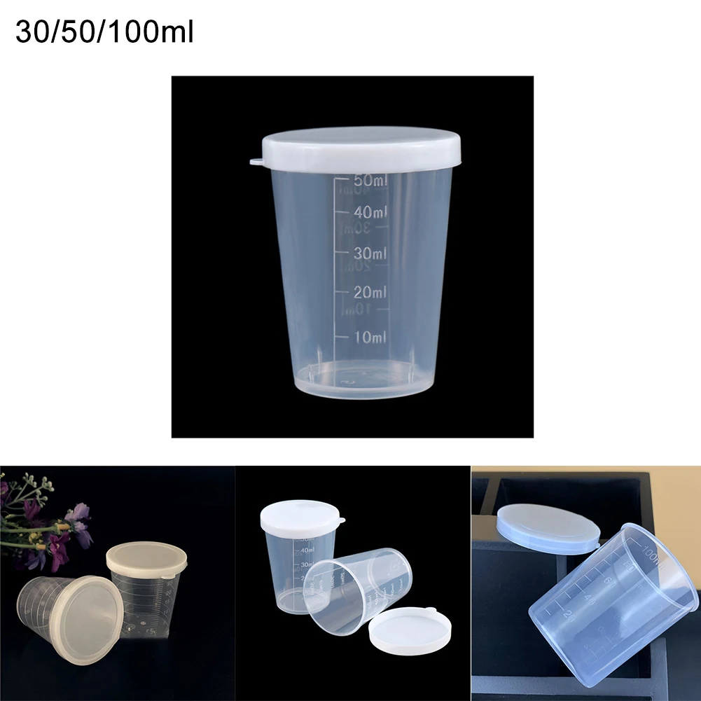 10PCS 30ml 50ml 100ml Measuring Cup With Lid Transparent Plastic Graduated Measuring Cup Kitchen Measuring Tools
10PCS 30ml 50ml 100ml Measuring Cup With Lid Transparent Plastic Graduated Measuring Cup Kitchen Measuring Tools