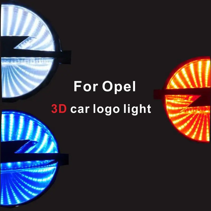 1PCS For Opel car 3D lights LED lights logo badge lights change decoration led lights auto parts white red blue 13.3cm X 10.1cm
1PCS For Opel car 3D lights LED lights logo badge lights change decoration led lights auto parts white red blue 13.3cm X 10.1cm