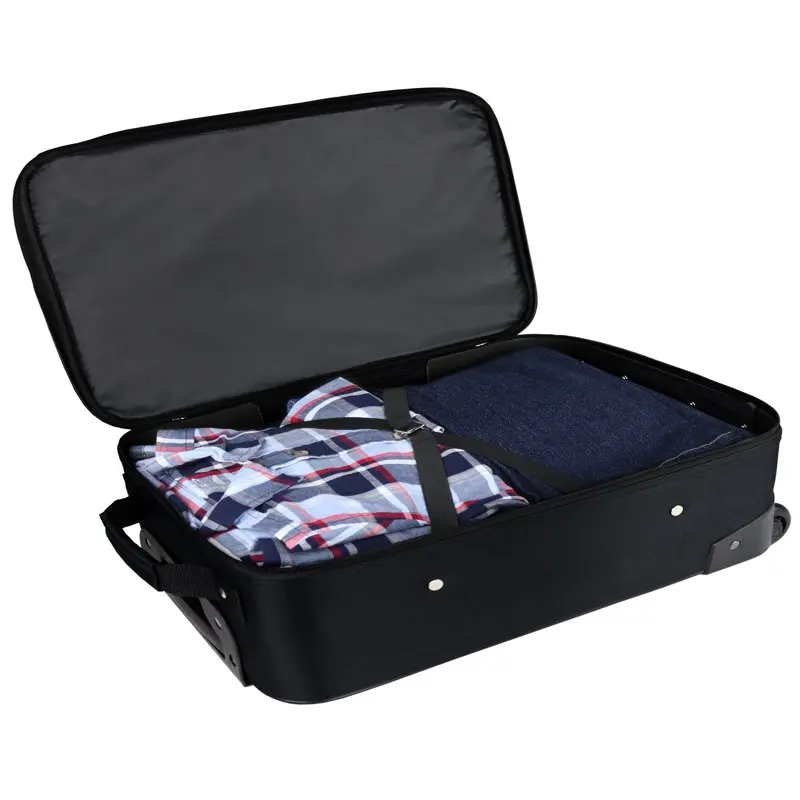 Case 18" Softside Carry-on Luggage, Black
Case 18" Softside Carry-on Luggage, Black