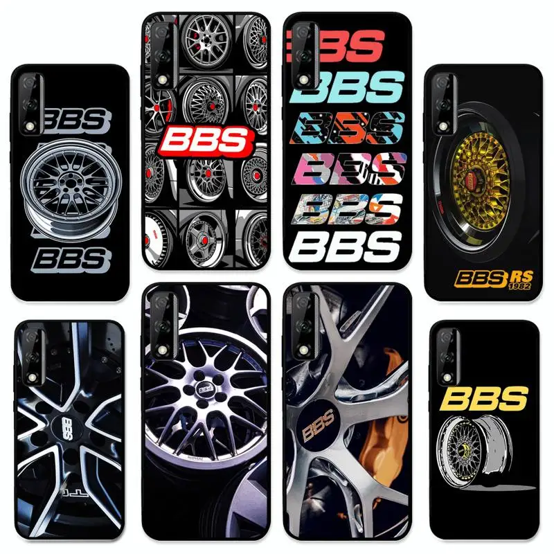 

BBS Car Rim Wheel hub Phone Case For Y9 6 7 5 Prime Enjoy 7s 7 8 plus 7a 9e 9plus 8E Lite Psmart Shell