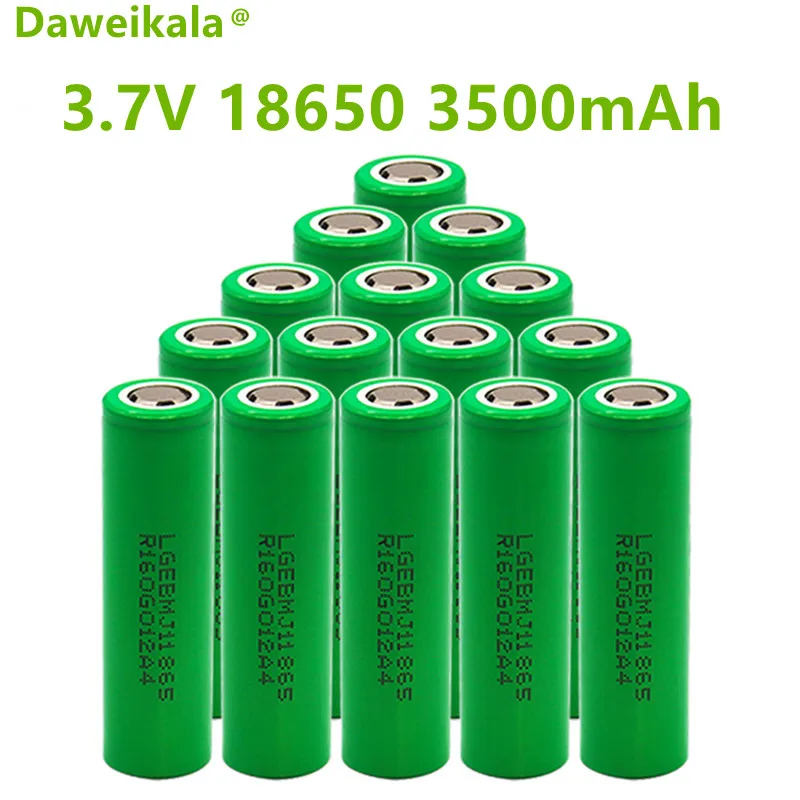 1-10PCS 100% Original MJ1 3.7 v 3500 mah 18650 Lithium Rechargeable Battery For Flashlight batteries for LG MJ1 3500mah battery
1-10PCS 100% Original MJ1 3.7 v 3500 mah 18650 Lithium Rechargeable Battery For Flashlight batteries for LG MJ1 3500mah battery