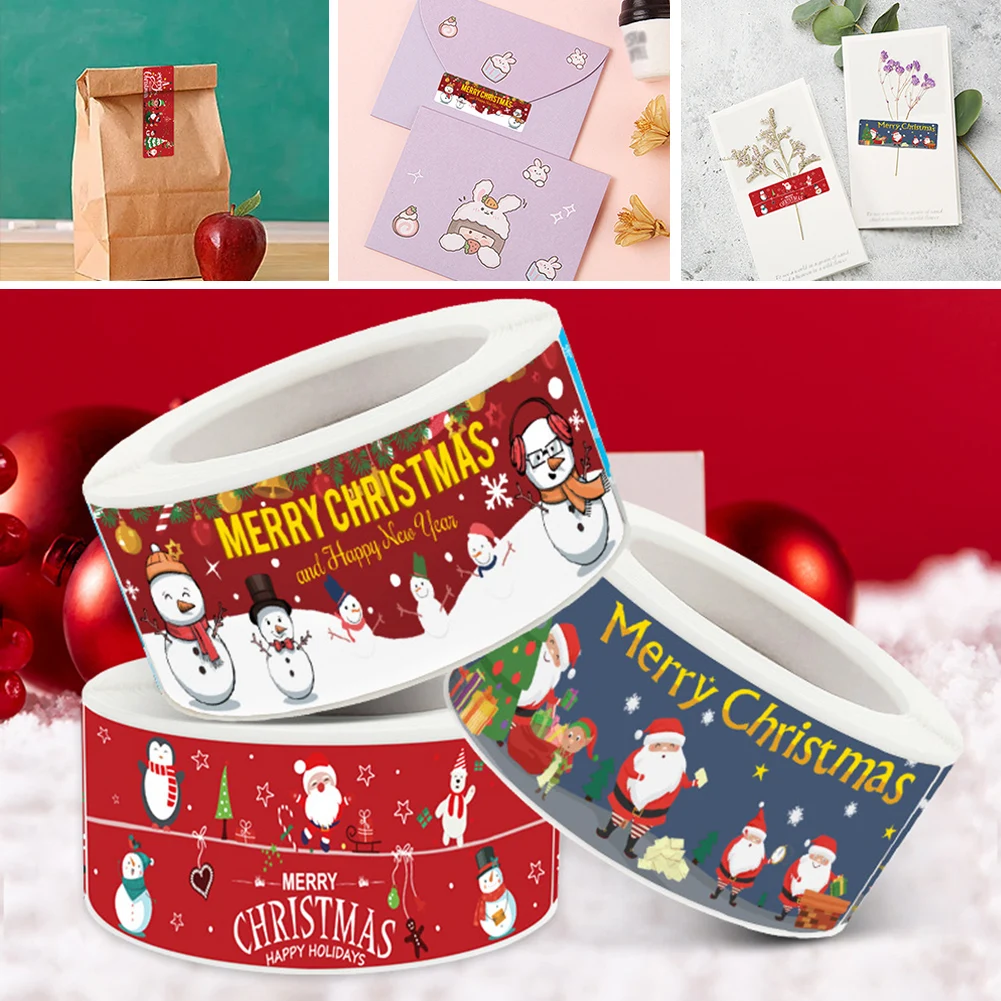 120 Pcs/Roll Cute Merry Christmas Stickers 4 Style Christmas Gift Decorative Sealing Stickers Wrapping Box Label Christmas Tags
120 Pcs/Roll Cute Merry Christmas Stickers 4 Style Christmas Gift Decorative Sealing Stickers Wrapping Box Label Christmas Tags