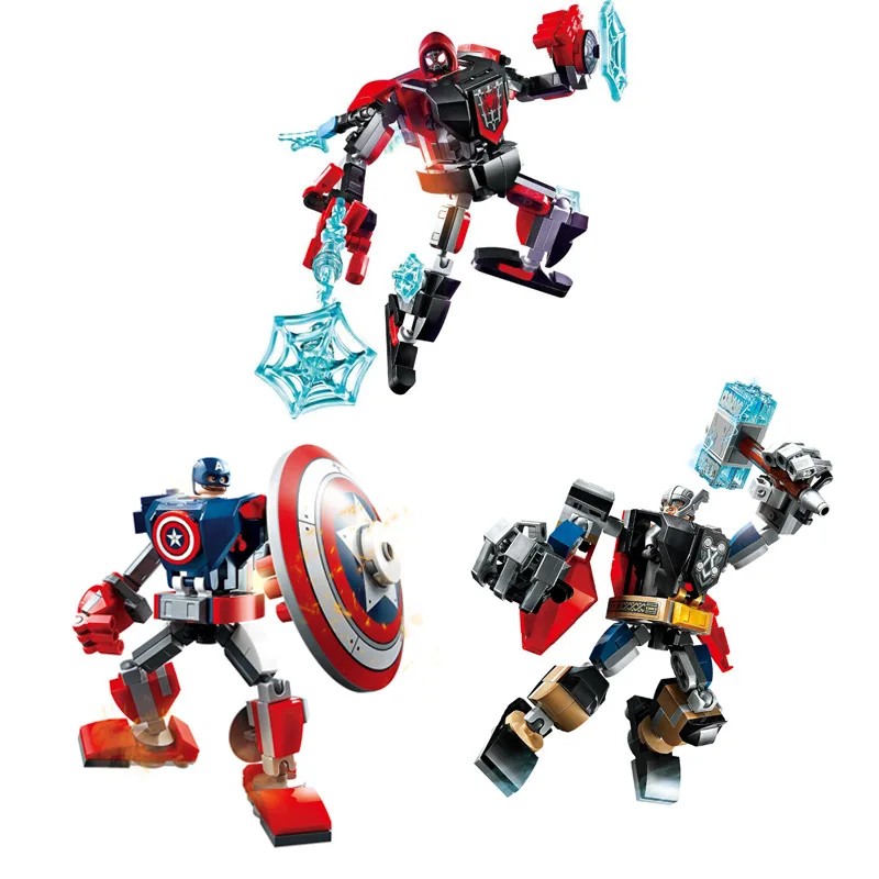 Disney Movie building blocks Bricks assembly Spiderman Thor Captain anime mini action figures brain game toys kids gifts
Disney Movie building blocks Bricks assembly Spiderman Thor Captain anime mini action figures brain game toys kids gifts