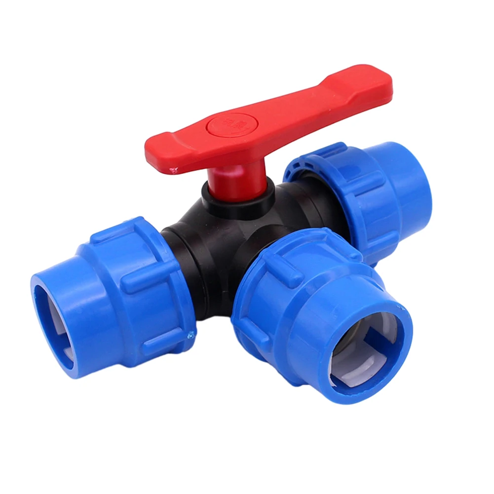 Accessories Ball Valve 1Pcs 20/25/32/40/50mm 20mm-50mm 3-Way Ball Valve Black+Blue PE PE Pipe Valve Ball Brand New
Accessories Ball Valve 1Pcs 20/25/32/40/50mm 20mm-50mm 3-Way Ball Valve Black+Blue PE PE Pipe Valve Ball Brand New