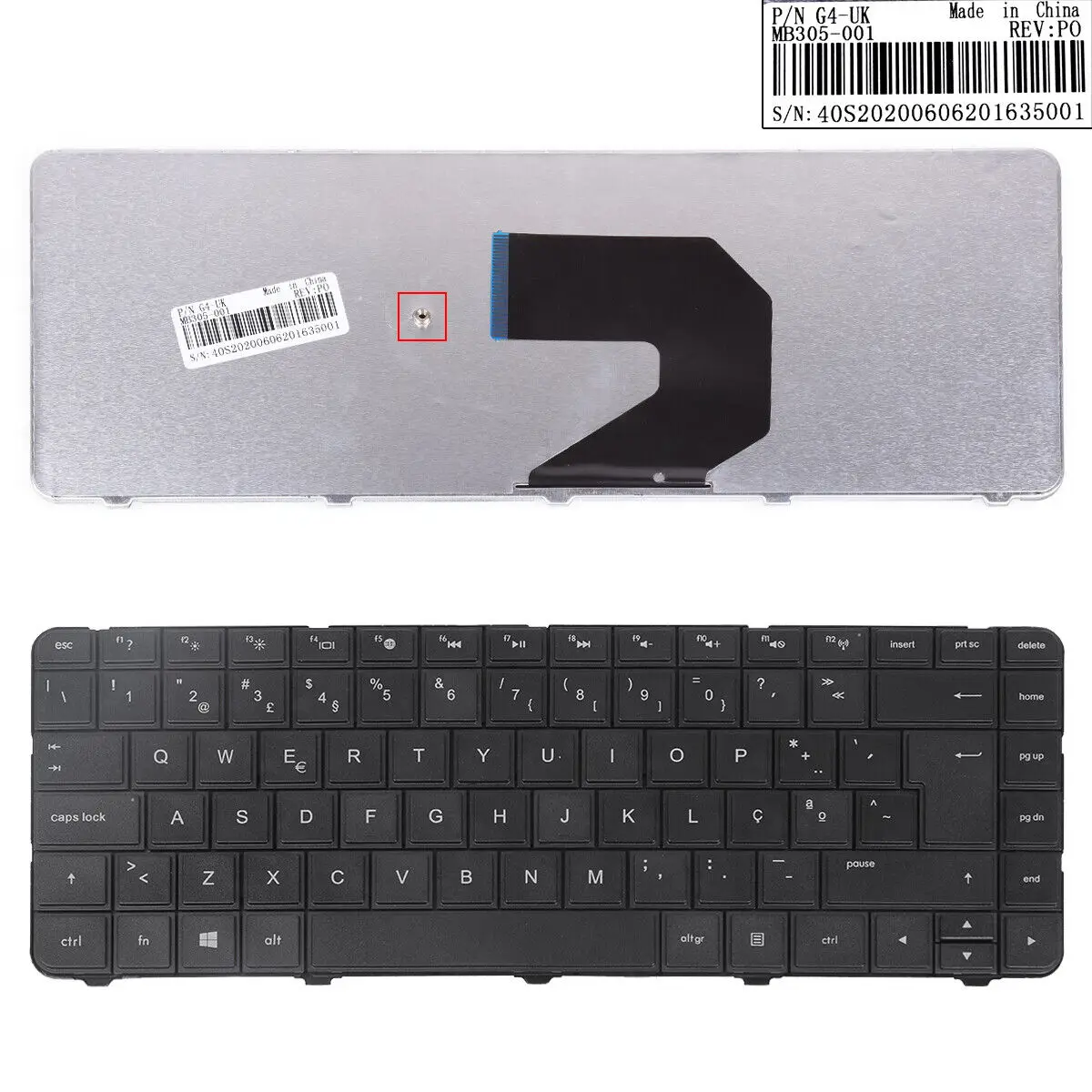 New Portuguese Layout Keyboard for HP Pavilion G4-1000 G6-1000 CQ43 CQ57 430 630S BLACK
New Portuguese Layout Keyboard for HP Pavilion G4-1000 G6-1000 CQ43 CQ57 430 630S BLACK