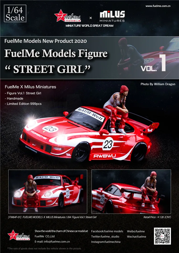 FuelMe Fumei Milus Joint Edition 1:64 Street Girl Doll Limited Car Model Scene Car Model Collection Ornament Gift
FuelMe Fumei Milus Joint Edition 1:64 Street Girl Doll Limited Car Model Scene Car Model Collection Ornament Gift