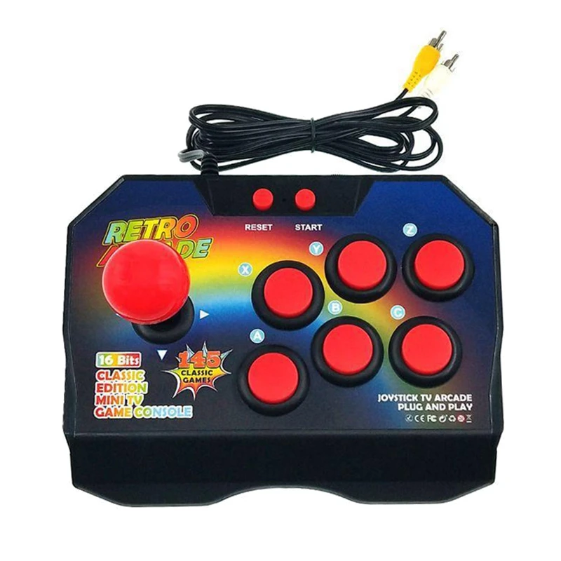 Retro Arcade Games Joystick Built In 145 Games Plug To TV And Play Home Gaming Entertainment Game Console
Retro Arcade Games Joystick Built In 145 Games Plug To TV And Play Home Gaming Entertainment Game Console