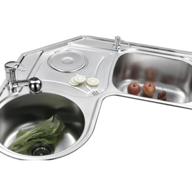 900 * 900mm 304 Stainless Steel Sink Kitchen Double sink With Drainer Special Design Kitchen sink
900 * 900mm 304 Stainless Steel Sink Kitchen Double sink With Drainer Special Design Kitchen sink