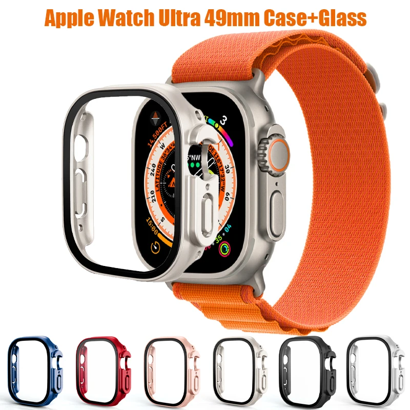 Glass+Cover For Apple Watch Case 49mm Bumper Tempered Case Apple Watch Ultra Screen Protector Accessories Iwatch ultra 49mm case
Glass+Cover For Apple Watch Case 49mm Bumper Tempered Case Apple Watch Ultra Screen Protector Accessories Iwatch ultra 49mm case
