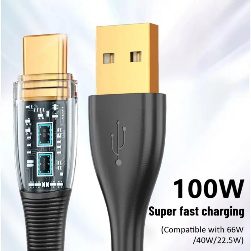 USB C Cable Smart Led Indicator 100W Fast Charging Data Cable Usb To Type-C 6A Mobile Phone Cord For Xiaomi Huawei Laptop
USB C Cable Smart Led Indicator 100W Fast Charging Data Cable Usb To Type-C 6A Mobile Phone Cord For Xiaomi Huawei Laptop